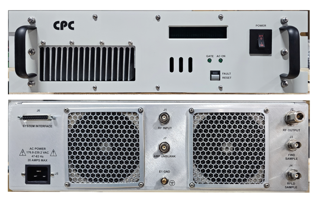3T4KP Front_Rear High Power Pulsed RF Amplifier
